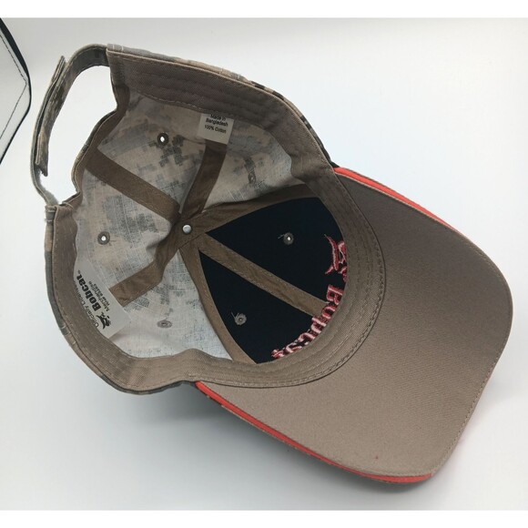 Bobcat Excavators Cap Hat Camo Strapback Embroidered Ripstop Machinery Workwear - Picture 6 of 8